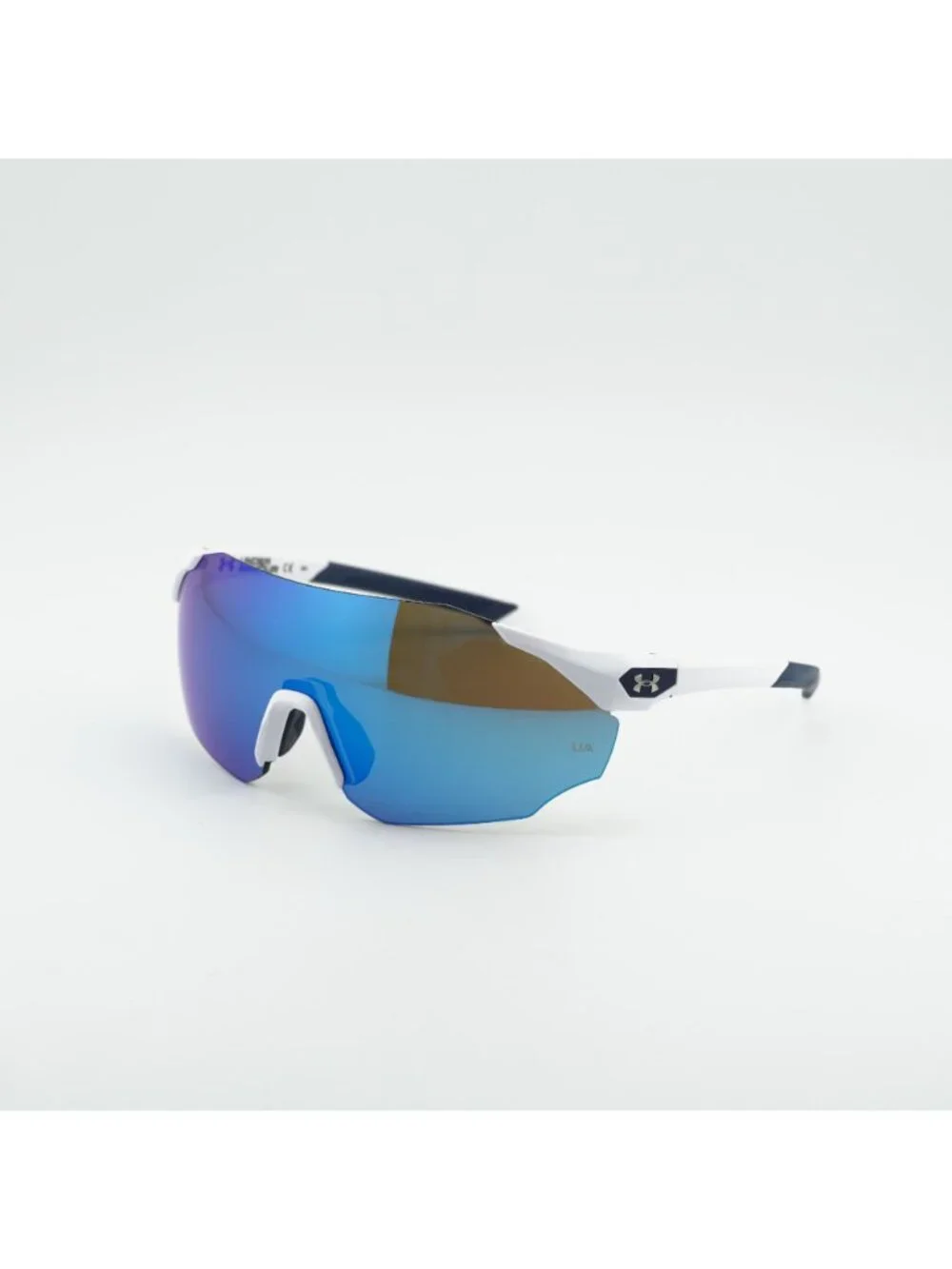 Under Armour UA HAMMER/F 0YO6 W1 Shield Sunglasses - White / Blue